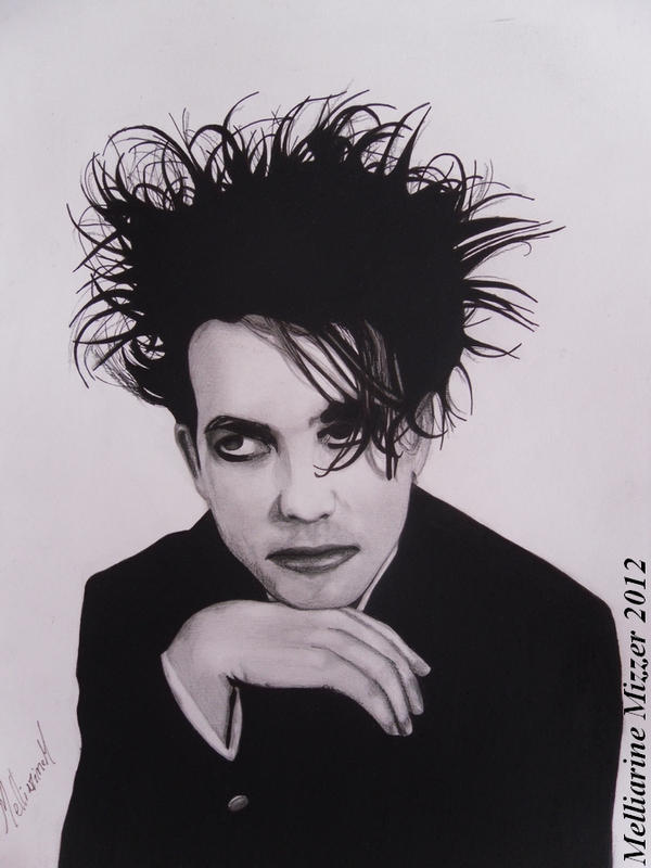 Portrait of Robert Smith by Melliarine on DeviantArt