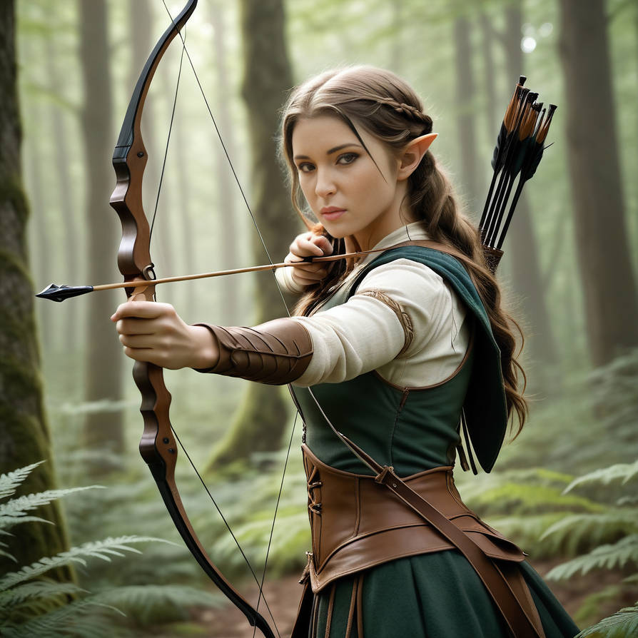 Elven Ranger by sharinel on DeviantArt
