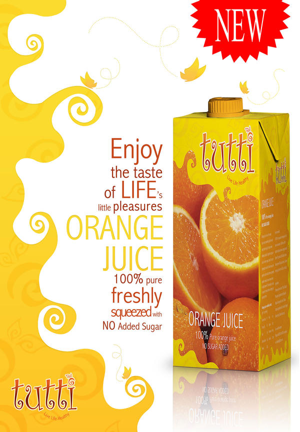 tutti Orange Juice - 2nd trial