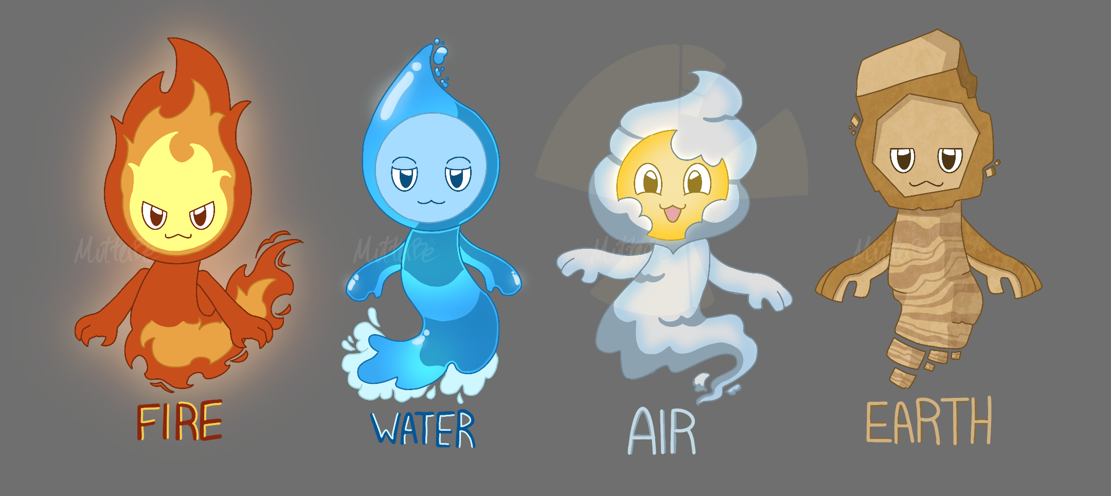 Elementals by Mutterbe on DeviantArt