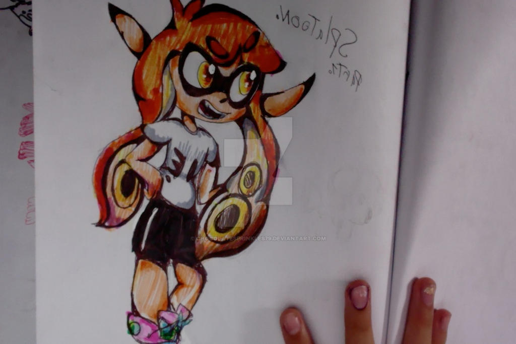 Complex Splatoon Drawing Splatoon drawing progress part 1 by ChocolateSprinkles79 on DeviantArt