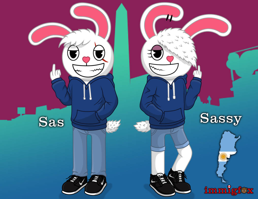 Sas and Sassy (AT) by immigfox on DeviantArt
