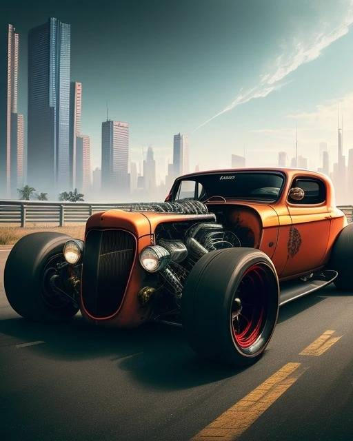 Computer Generated Hot Rods Ai car generated Hot Rod by Razenyka on DeviantArt