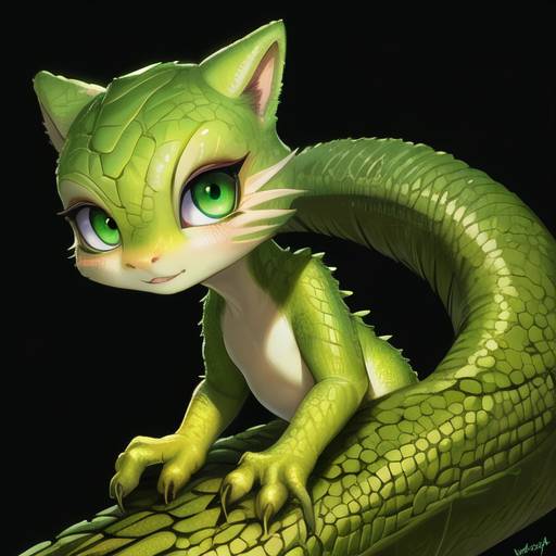 Anime Riding Lizard Ai anime lizard furry generated by Razenyka on DeviantArt