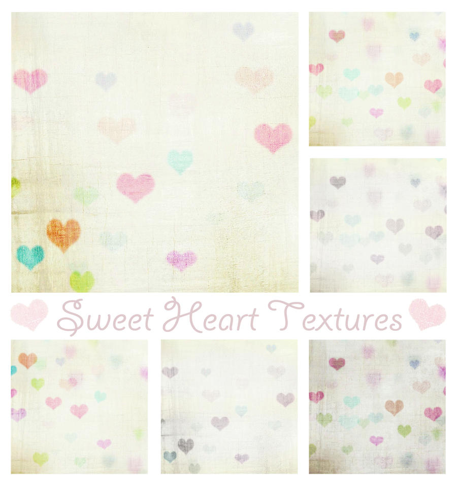 Vintage Sweet Heart Textures