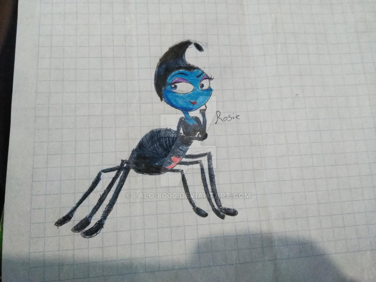 Rosie the black widow (A Bug's Life) by lalo-8000 on DeviantArt