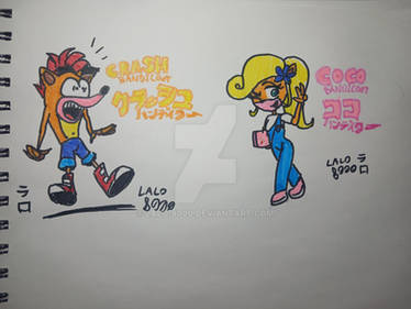 Crash and Coco Bandicoot