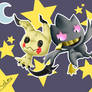 Banette and mimikyu.