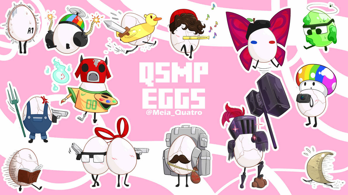 QSMP Hiding from Coded Eggs by DoctorTrick17 on DeviantArt