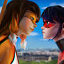 Miraculous LadyBug: LadyBug vs Volpina