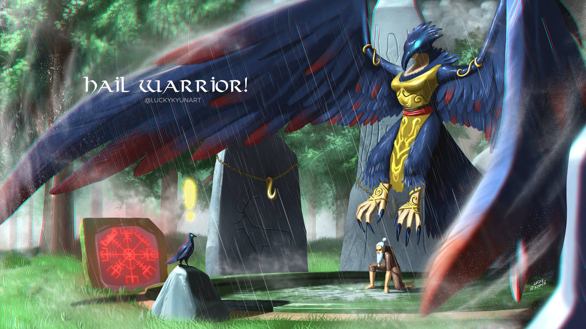 Valheim Valkyrie by luckykyunart on DeviantArt