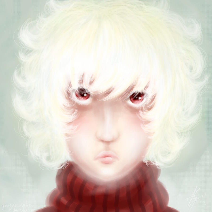 Albino!Karkat - HS White and Red FA