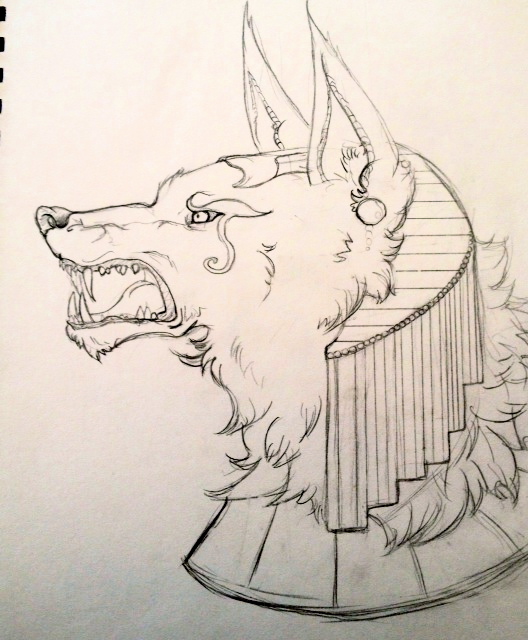 Anubis Sketch