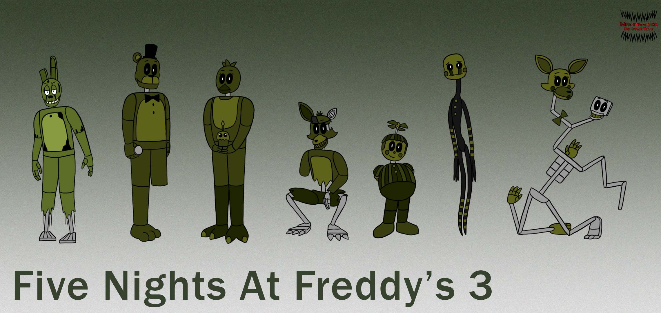 NIGHTMARE MODE COMPLETE  Five Nights at Freddy's 3 - Part 5 