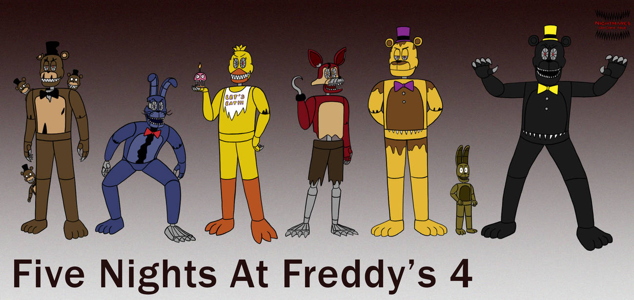 Five nights at Freddy's 4 - Yamimash edition by CKibe on DeviantArt