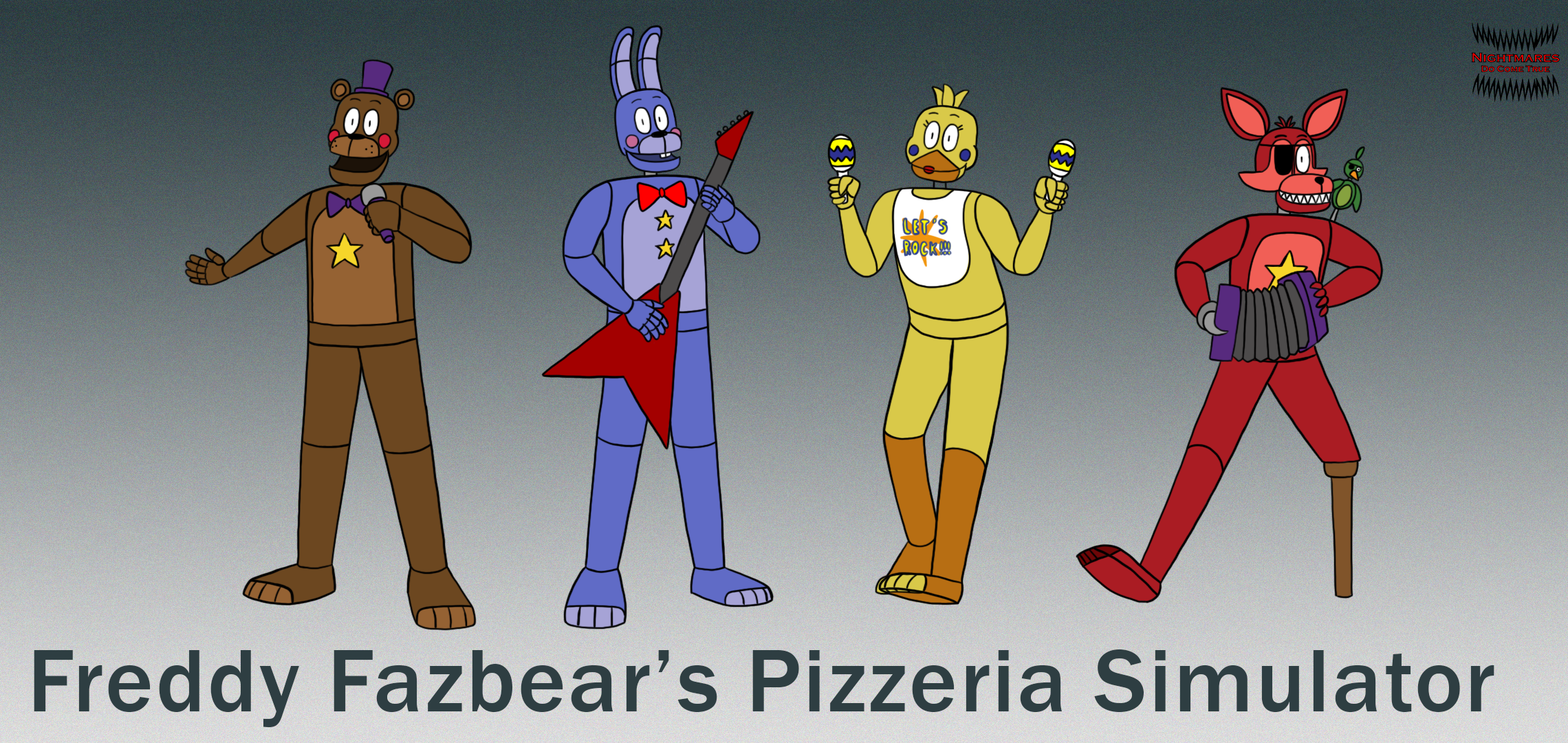 Freddy Fazbear's Pizzeria Simulator: Rockstars by NightmaresDoComeTrue on  DeviantArt