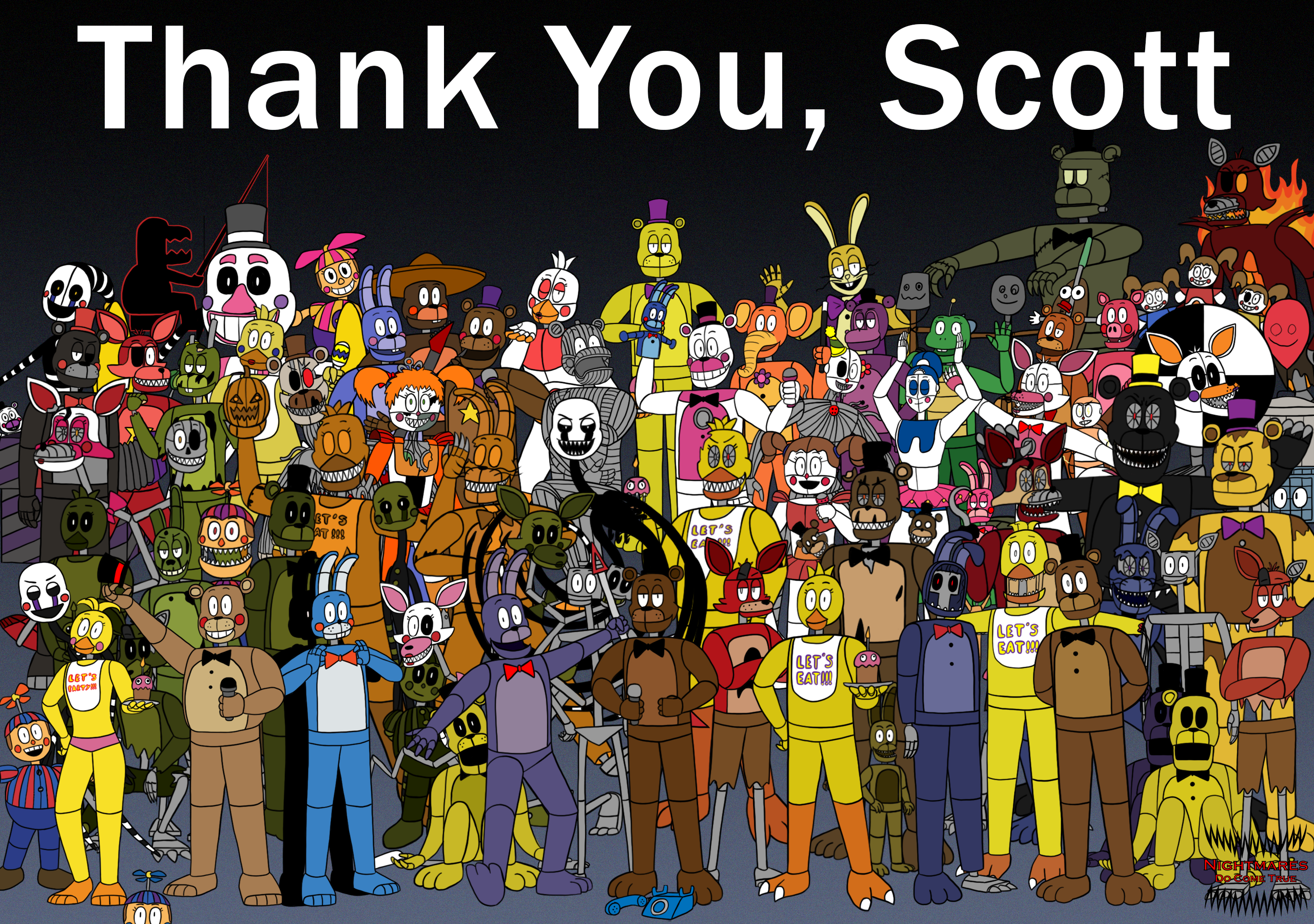 FNaF 3 7th Anniversary by FuntimeFreddoFazbear on DeviantArt