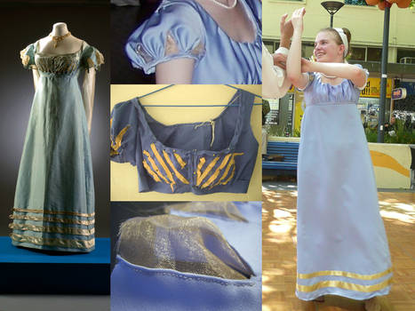 1812 Regency Ball Dress WIP