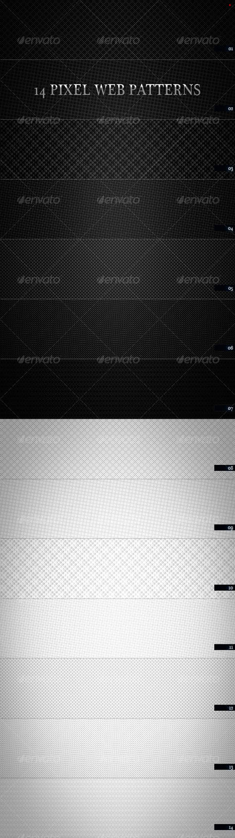 14 Pixel Web Pattern by boeenet