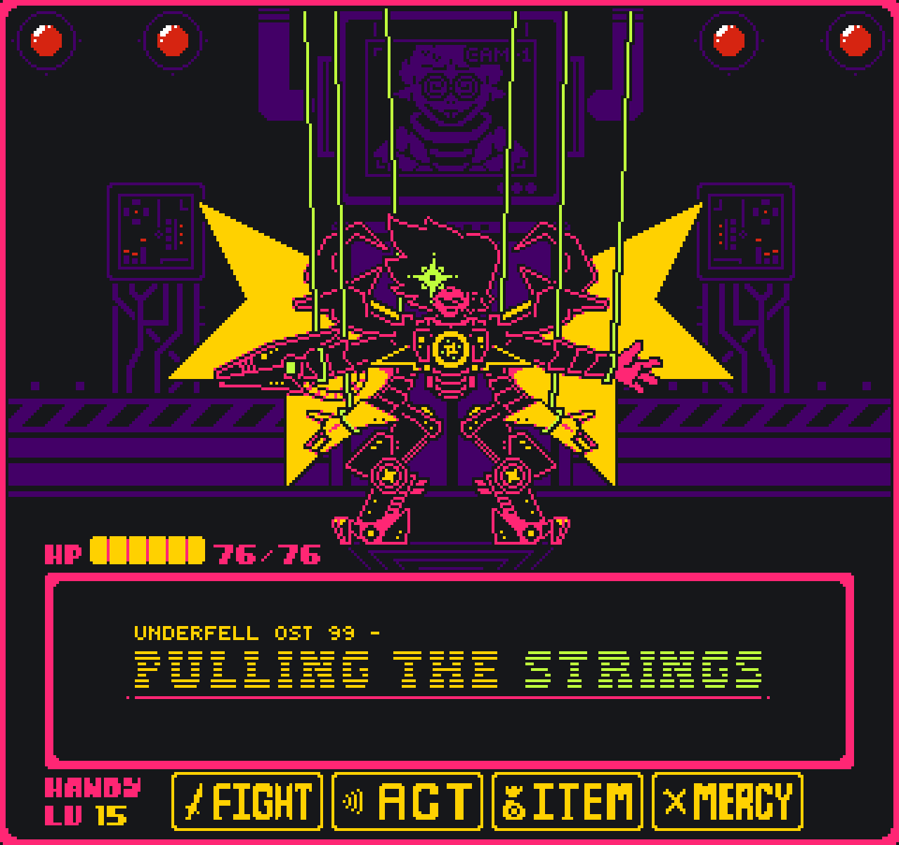 UnderFell - Mettaton NEO Battle by Handy99 on DeviantArt
