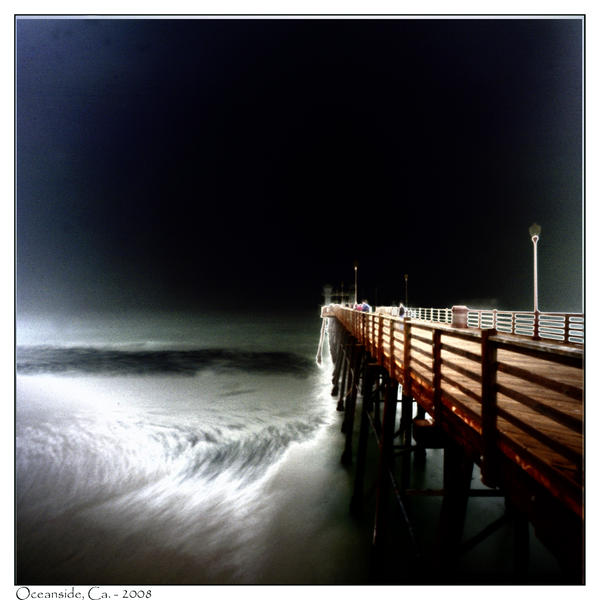 Oceanside Pier Solarized