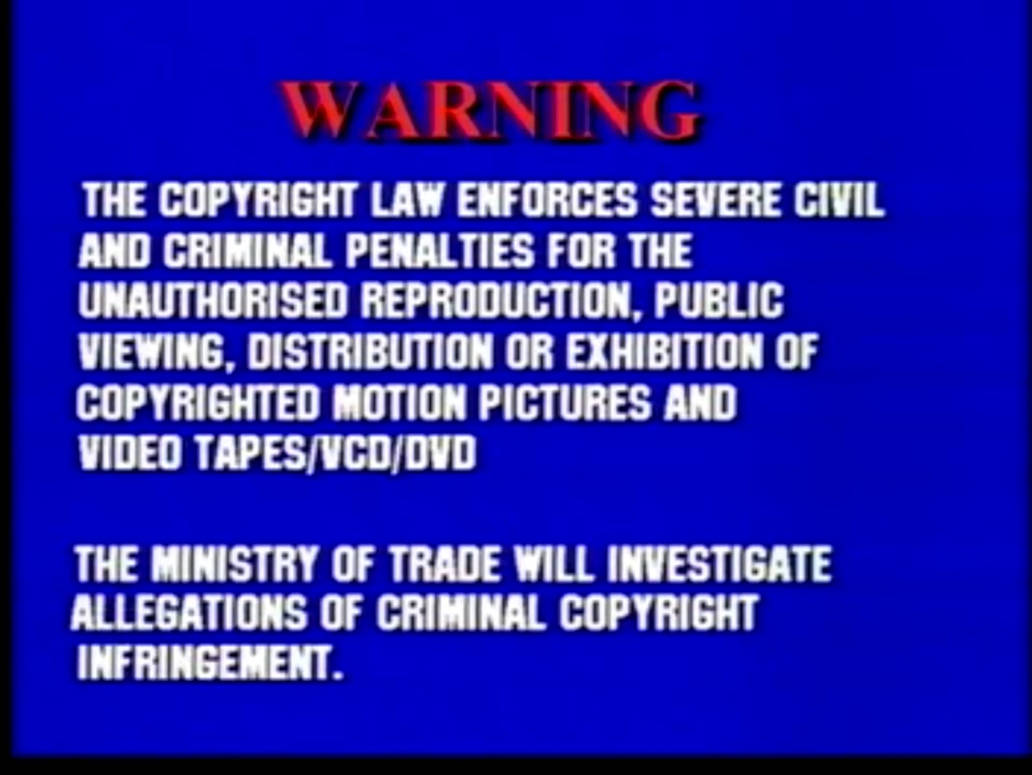 Berjaya HVN S.B. Warning Screen (VCD/DVD) Version by Chowhernsun7 on ...