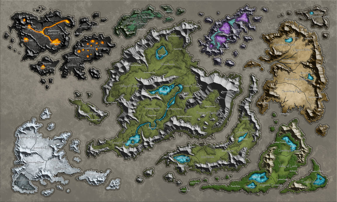 Plains of Jaalin Worldmap WIP