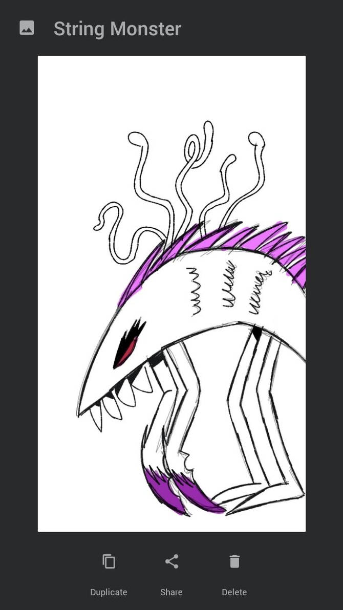 String Creature String Monster by JosephG337 on DeviantArt