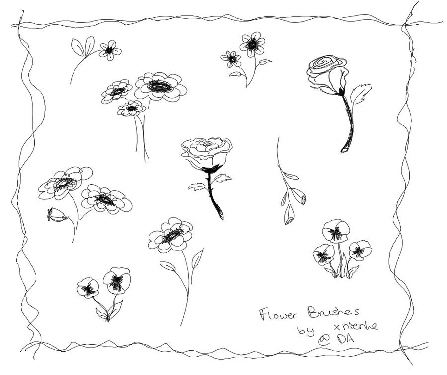 Flower Brushes 2 - Image Pack