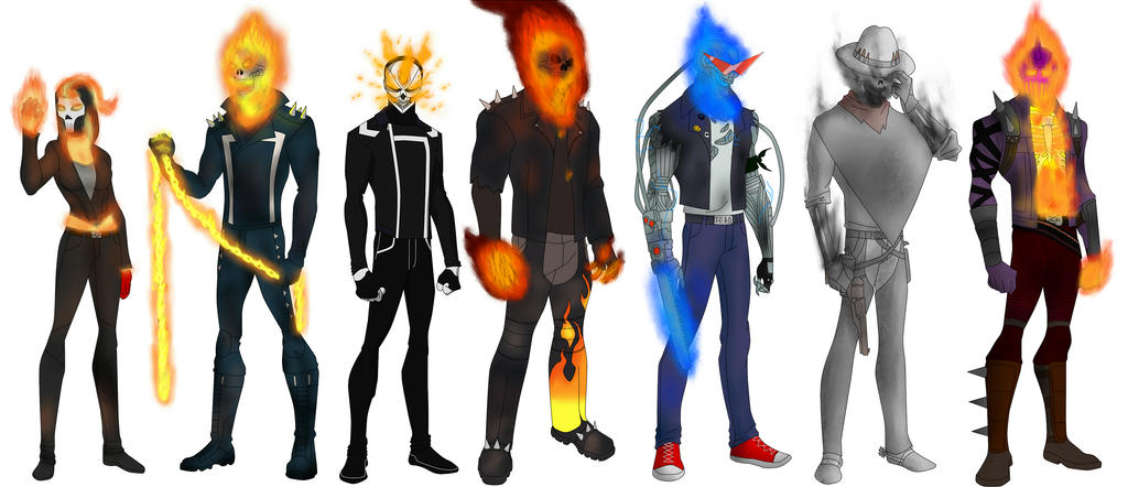 Ghost Riders by shorterazer on DeviantArt