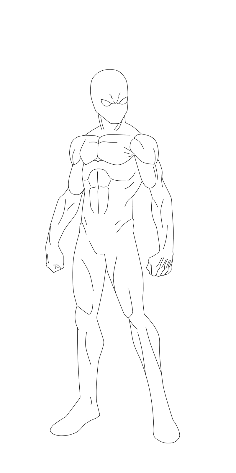 Muscle #6 Template by alvaroimanol on DeviantArt