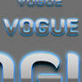 Vogue Photoshop 3D Text Styles