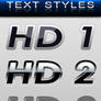 HD Text Styles