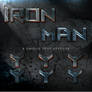 Iron Man Text Styles