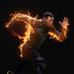 Animated Fire Photoshop Action - Runner