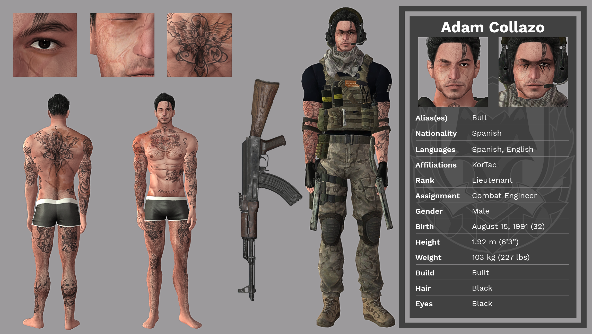 CoD OC Adam 'Bull' Collazo by Finnija on DeviantArt