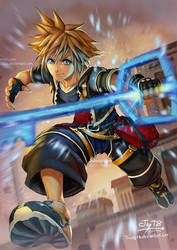 FanArt5 -Sora Kingdom Heart by Triedg13