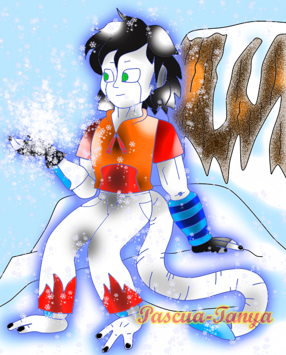 Icever: The Ice Boy (DBZ OC) by Pascua-Tanya