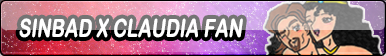 Sinbad x Clauda Fan Button