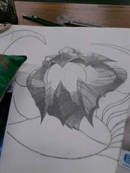 progress of Vel'koz drawing. 