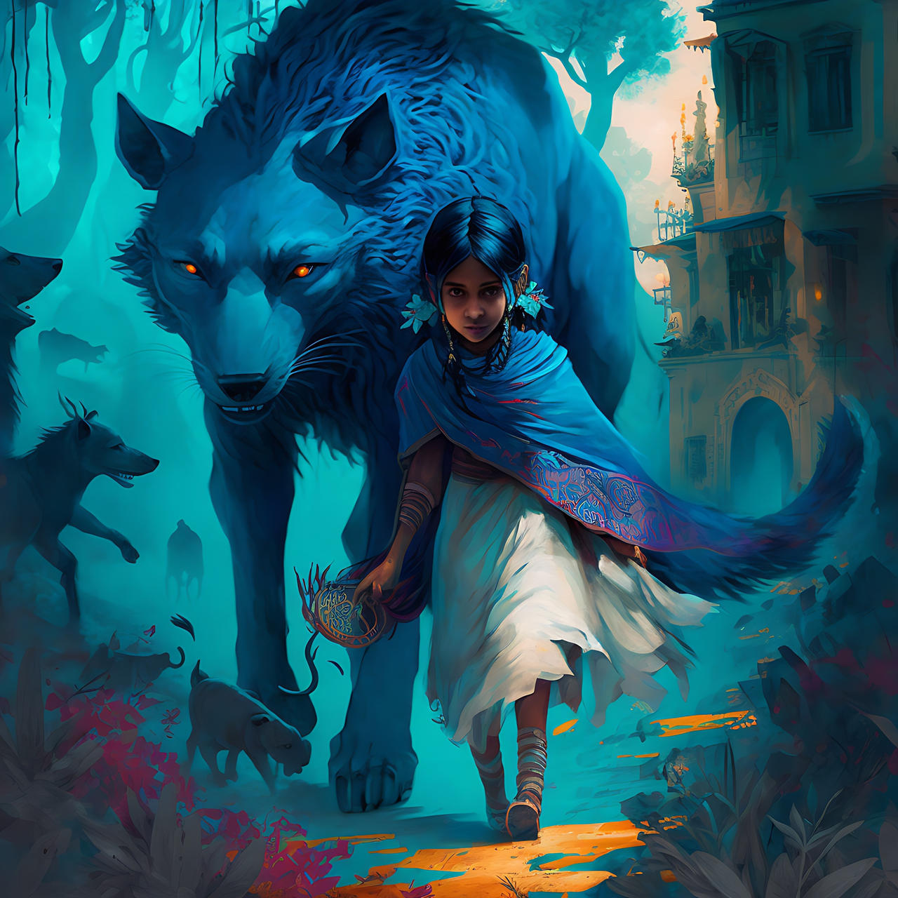 THE WORLD OF THE BLUE WOLF by AI-VASTRALE on DeviantArt