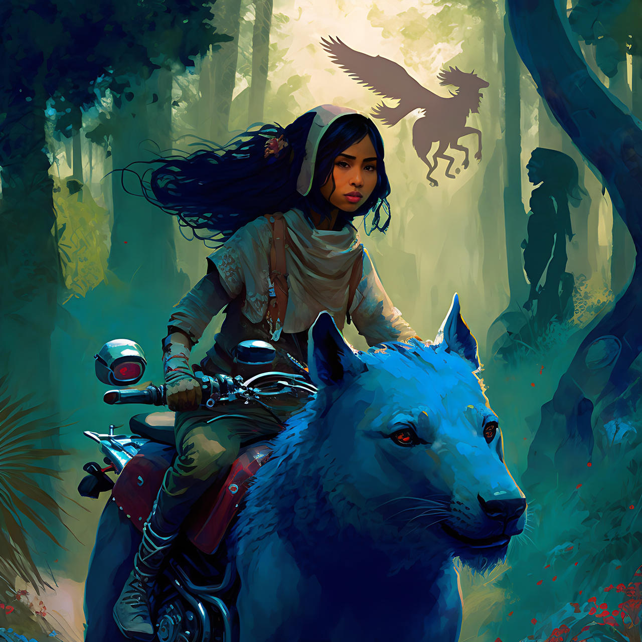 THE WORLD OF THE BLUE WOLF 2 by AI-VASTRALE on DeviantArt
