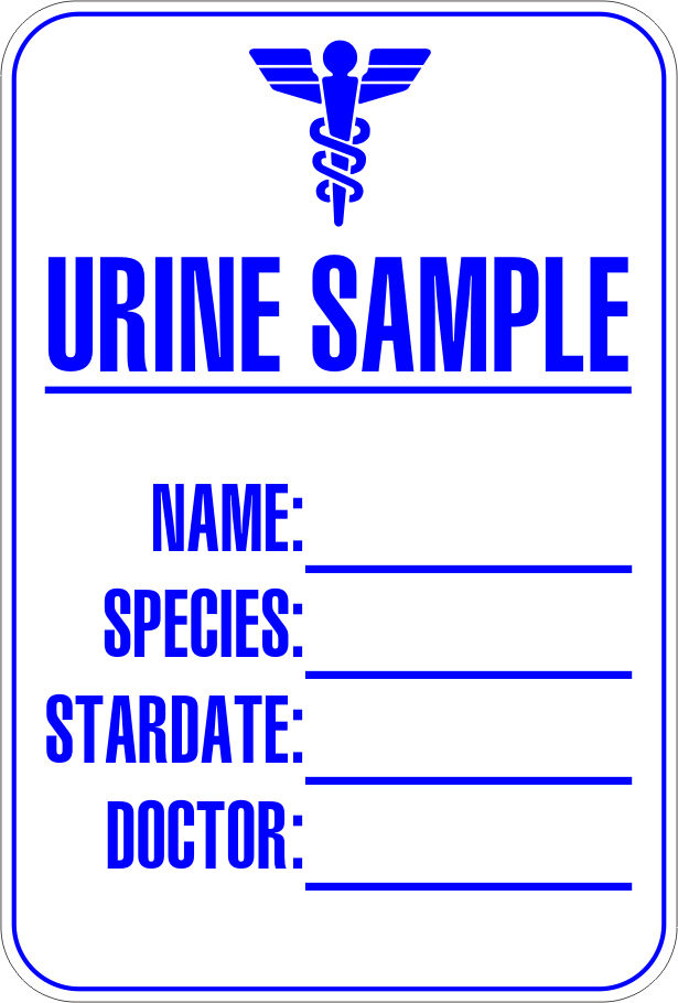 Urine Sample Label by CmdrKerner on DeviantArt