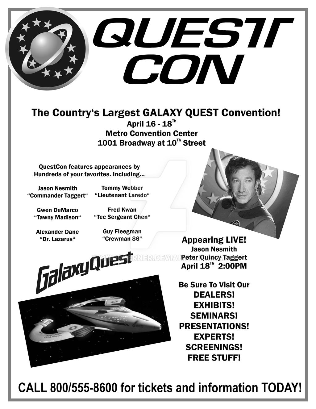 Quest Con Convention Flyer