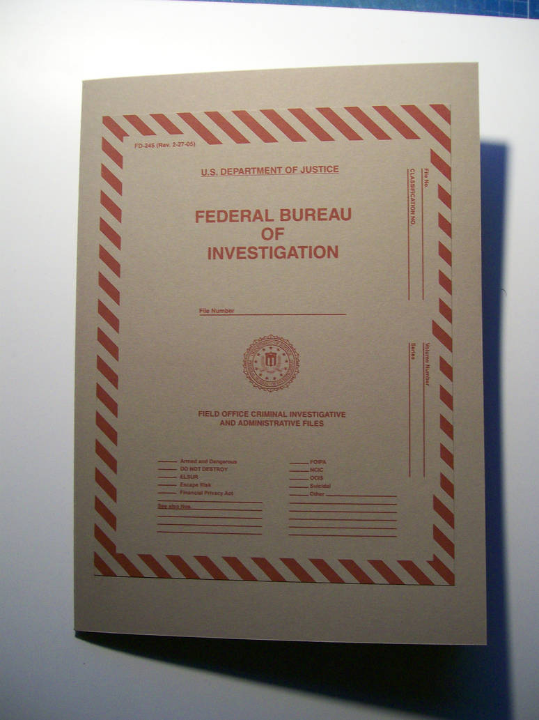 FBI Folder by CmdrKerner on DeviantArt
