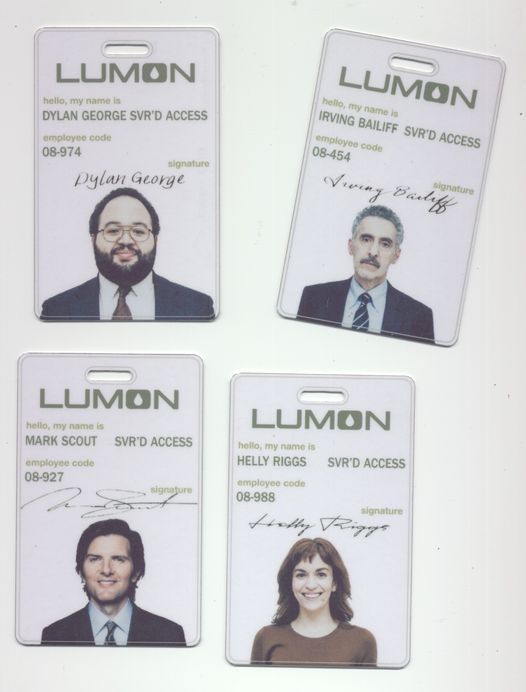 Lumon ID Badges by CmdrKerner on DeviantArt
