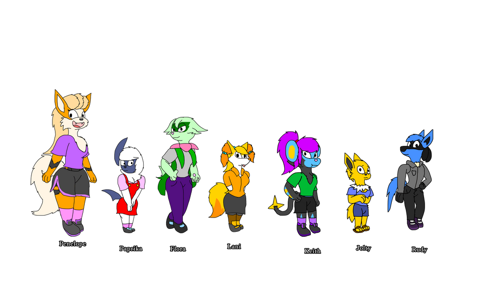 Pokemon Ocs roster by nickfox950 on DeviantArt