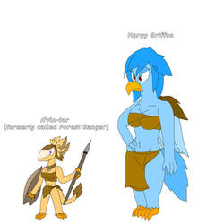 A'vin-tor and Harpy griffon