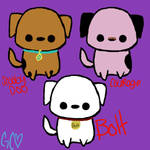 Famous Dogs Adoptables by Trollan-gurl22