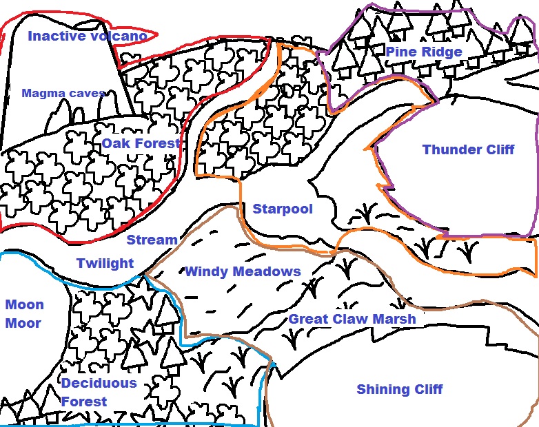 wolf pack map with territory by pugpeep45 on DeviantArt